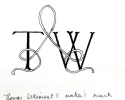 Thomas Willement Window maker's mark Thomas Willement Window maker's mark